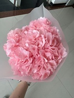 Vente en gros de haute qualité Ins Style préservé Hortensia à grandes feuilles pour fournitures de fleuriste