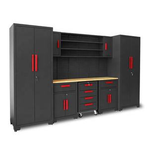 모듈 식 워크샵 금속 헤비 듀티 스틸 차고 도구 캐비닛 스토리지 시스템 - Product Image 1