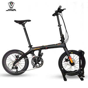 Bicicleta Plegable de Fibra de Carbono, 18 Velocidades, 20 Pulgadas, Frenos de Disco Hidráulicos con Cable, Ruedas de Magnesio, Capacidad de Carga de 120 kg, ARIA ARIA - Product Image 3