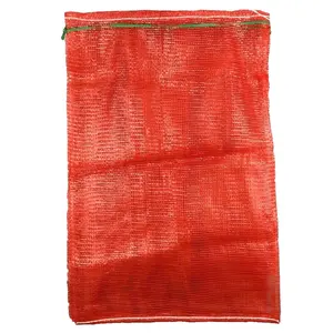 Wholesale Agriculture Packaging Bag Potato Onion Net Bag Cheap GRS CE OEM PP Leno Raschel Mesh Potato Onions 25kg Bags