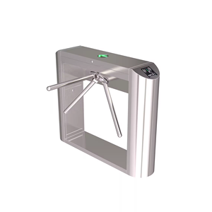 Tourniquet bidirectionnel en acier inoxydable IP55 anti-écrêtlement avec lecteur QR Code et RFID, portique de sécurité à trois poteaux pour contrôle d'accès - Product Image 5