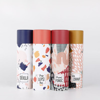 T-shirt tube en papier personnalisé de haute qualité, emballage personnalisé de pièces