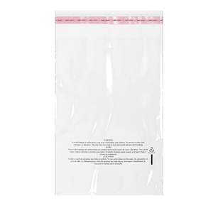 Sacchetto piatto in polietilene da 2 mil, 6x9 pollici, con avviso di soffocamento, autosigillante in LDPE - Product Image 2