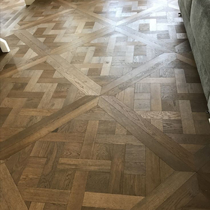 Parquet Versailles AVANTIMORA contemporain confortable en noyer noir multicouche CE Embossed Grade ABCD 14mm 16mm pour salle d'exposition - Product Image 1
