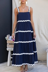 2024 estate senza maniche Casual allentato abiti Midi per le donne abiti Casual Shopping <span class=keywords><strong>Online</strong></span> su Alibaba - Product Image 2