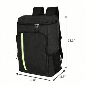 Wholesale Waterproof Picnic Reusable Large Capacity Black Insulated Lunch <b>Backpack</b> Basket with Custom Logo Printed - Product Image 2