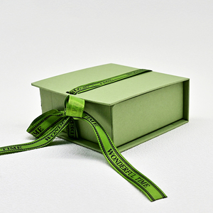 Scatola per Gioielli in Carta Kraft Marrone, Confezione di Lusso Personalizzata con Logo - Product Image 2