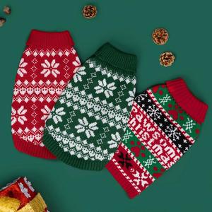 <span class=keywords><strong>Pull</strong></span> Classique en Laine Tricotée pour Animaux de Compagnie (Chats et Chiens) – Collection Hiver, Noël et Nouvel An - Product Image 2