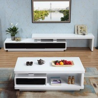 Ensemble de meubles TV populaires, meuble TV moderne de luxe pour salon, console multimédia, table de télévision pour la maison