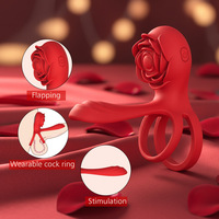 Great Force APP Fernbedienung Vibrator Sextoy Silikon Penisring für Paare Erwachsenen-Sexspielzeug für Männer Verzögerte Ejakulation