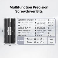 Kit d'outils de réparation électronique tout-en-un OEM, kit de tournevis de précision 128-en-1 avec embout flexible magnétique pour la réparation