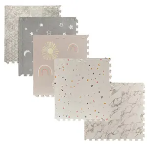 Tappetino Puzzle in Schiuma EVA Antiurto e Facile da Pulire, <span class=keywords><strong>Tappeto</strong></span> per Gattonare per Bambini - Product Image 1
