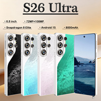Nouvel Arrivage Téléphone Portable Débloqué S26 Ultra 1 To ROM 16 Go RAM Écran HD 7,3 Pouces pour Distributeurs Mobiles
