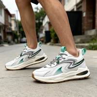Chaussures de marche décontractées pour hommes, personnalisées, respirantes, à lacets, en caoutchouc résistant, style mode, fabriquées par un fabricant