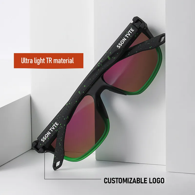 Kenbo 2024 TR90 Óculos de sol polarizadores ultraleves com armação, óculos de sol unissex para dirigir ao ar livre, novo estilo.