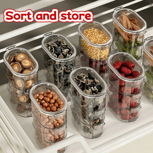 Contenitore <span class=keywords><strong>per</strong></span> Spezie, Trasparente e Impilabile, Perfetto <span class=keywords><strong>per</strong></span> Organizzare le Spezie in <span class=keywords><strong>Cucina</strong></span> - Product Image 4