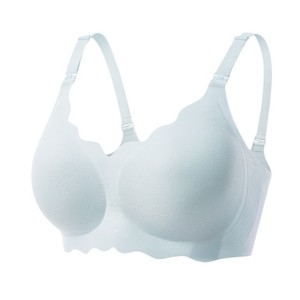 Sujetador de maternidad con correa ajustable, transpirable, de punto sólido, hebillas frontales, Sujetador deportivo de enfermería sin cables para amamantar - Product Image 4