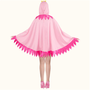 Disfraz <span class=keywords><strong>de</strong></span> Capa <span class=keywords><strong>de</strong></span> Flamenco para Halloween, Lindo Traje <span class=keywords><strong>de</strong></span> Cosplay con Temática Animal para Adultos - Product Image 5