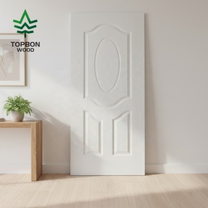 <span class=keywords><strong>Porte</strong></span> moulurée blanche apprêtée de qualité supérieure, prix compétitif pour chambre à coucher - Product Image 2