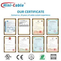 Câble de connecteur circulaire étanche personnalisé VHR-3N 0510210800 à 3 broches, assemblage IP65, fil de réseau électronique en cuivre Cat5e