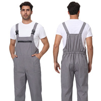 Salopette de travail imperméable personnalisée en coton, multi-poches, résistante à la pluie pour entrepôt