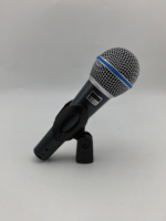 Microphone Vocal Professionnel Filaire BETA58A S58S, Microphone Dynamique pour Karaoké, Scène et Enregistrement avec Câble XLR