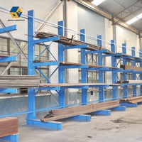 Étagère de stockage en porte-à-faux de qualité supérieure avec certification ISO10012 pour une utilisation efficace en entrepôt