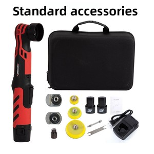 <span class=keywords><strong>Polisseuse</strong></span> <span class=keywords><strong>sans</strong></span> <span class=keywords><strong>fil</strong></span> 12V <span class=keywords><strong>mini</strong></span> à batterie lithium pour l'entretien automobile, 6 vitesses réglables, multifonction, portable - Product Image 1