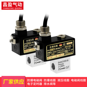 Válvula Solenoide a Prueba de Explosiones Changying Qidong 0980 0981 DC24V AC220V 0.8MPa para Uso Industrial - Product Image 1