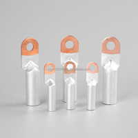 Connecteurs de transition bimétalliques plats pour câbles, en cuivre et aluminium (Cu Al), extrémités soudées par friction