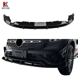 Divisor de Labios Delantero KIETUNE GLC X254, 3 Piezas, Negro Brillante, ABS, Encaje, para <span class=keywords><strong>Mercedes</strong></span> Benz Clase GLC X254 Línea <span class=keywords><strong>AMG</strong></span> 2023+, Kit de Carrocería - Product Image 1