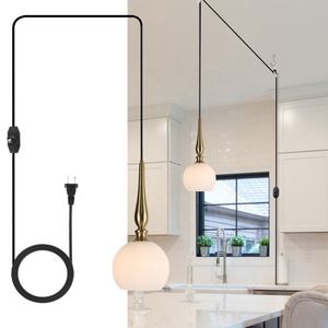 Sunsir SKD luminaire suspendu au plafond du salon lustre enfichable style vintage suspension à intensité variable pour la cuisine E26 - Product Image 6