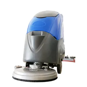 Model DM-550 Walk Behind Floor Clean Scrubber 550MM 55/60L 24V/500W 200BAR 180RPM Floor Scrubber Drier With CE Certificate