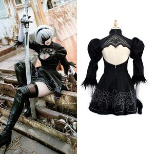 <span class=keywords><strong>Disfraz</strong></span> de Cosplay de Anime, Neil Mechanical Cos Era Nier Automata, Heroína 2B Sisters, Falda Corta Negra <span class=keywords><strong>Sexy</strong></span>, <span class=keywords><strong>Disfraz</strong></span> para Fiesta de Halloween - Product Image 3