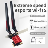 Tarjeta de Red Inalámbrica PCI Express de Escritorio de Doble Banda AC1200 DW1820 5G de Alta Velocidad con Receptor Wi-Fi Gigabit Integrado