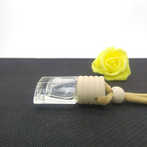 Botella difusora vacía con tapa de madera de 5ml, botella de perfume colgante para coche, contenedor de aceite esencial de aromaterapia recargable, diseño elegante - Product Image 6