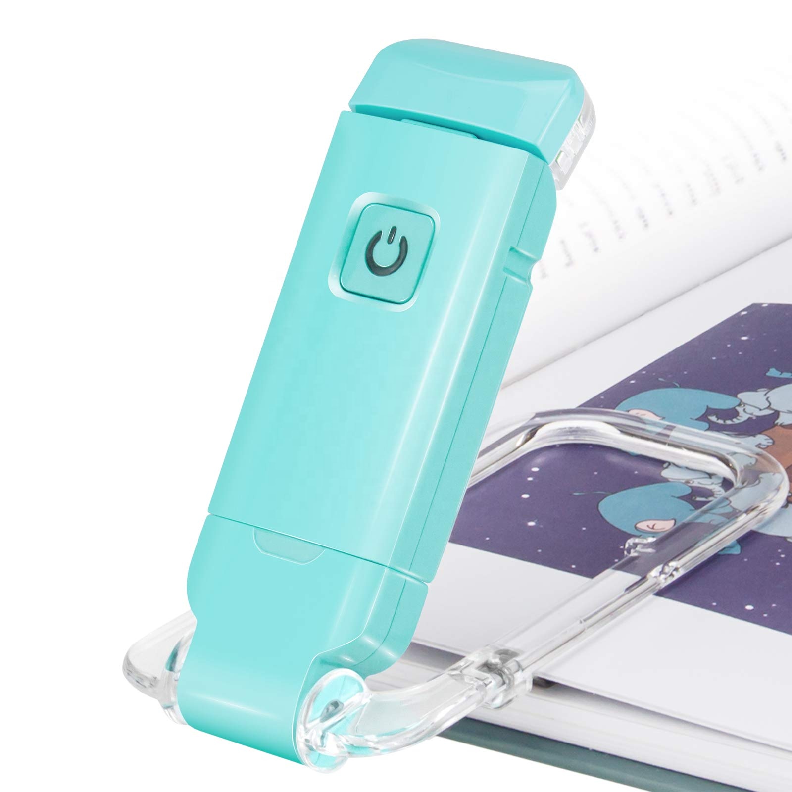 Современная портативная Минималистичная подсветка для чтения книг с мини-USB светодиодная защита для глаз с синим складным зажимом для школьного использования
