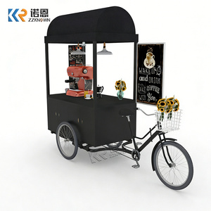 Chariot alimentaire multifonctionnel mobile, équipement de vente commercial de rue <span class=keywords><strong>pour</strong></span> la restauration et le café - Product Image 2