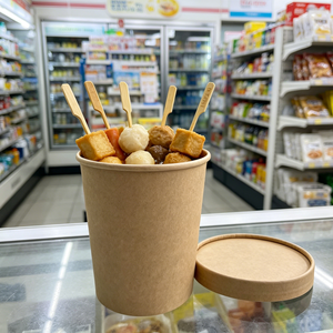 Contenitore per Zuppa in Carta Kraft, Vaschetta Monouso per Zuppe Calde, Noodle, Porridge, Pronto per la Consegna, 16oz - Product Image 6