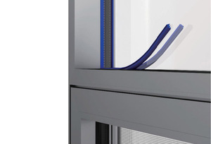 หน้าต่างบานเลื่อนอลูมิเนียมแบบกระจกสองชั้น ZHGP113 พร้อมฉนวนกันความร้อน - Product Image 4
