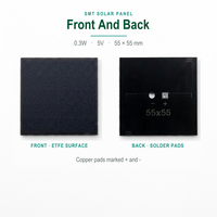 Panel Surya Mini Tahan Air 0.1W 0.2W 0.3W 0.5W 1W PV Kecil 5V 6V 9V Panel Surya SMT untuk Sensor Nirkabel Pelacak GPS