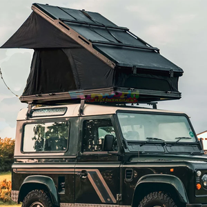 เต็นท์อลูมิเนียมทรงสามเหลี่ยมสำหรับตั้งแคมป์เต็นท์หลังคาทรงเปลือกหอยแข็งสำหรับ3-4คนสำหรับ Jeep dachzelt - Product Image 3