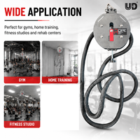 Appareil d'entraînement à corde sans fin Udine avec résistance à la friction réglable pour l'entraînement cardio et la remise en forme – Vente en gros