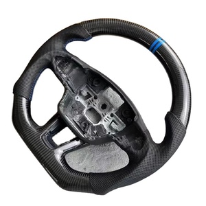 Volante in Pelle di Alta Qualità per <span class=keywords><strong>Ford</strong></span> Focus, Accessorio Interno Auto Personalizzato in Fibra di Carbonio - Product Image 4