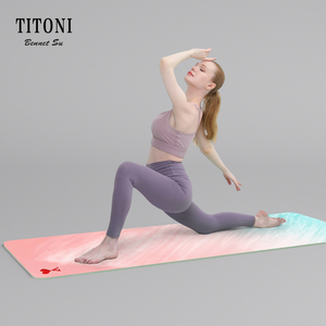 <span class=keywords><strong>TITONI</strong></span> 100% écologique tout matériau naturel Extra Large tapis d'entraînement exercice livraison directe tapis de Yoga personnalisés avec sangle - Product Image 3