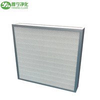 Filtro de aire portátil 0,3 Micron H13 14 HEPA con aluminio de eficiencia 99.99% o marco galvanizado para FFU