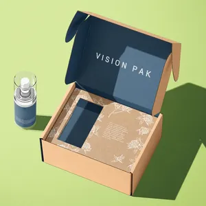 Visionpak Custom Foldable Product Box Clothes Candle Cosmetic Luxury Coated Paper Folding Cardboard Box