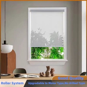 Stores enrouleurs sans fil avec écran <span class=keywords><strong>solaire</strong></span> semi-transparent à 5 % d'ouverture, <span class=keywords><strong>protection</strong></span> UV pour bureau et maison, faciles à installer - Product Image 3