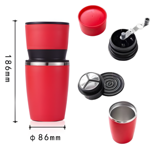 Cafetera Portátil 2026 de Última Tendencia, Todo en Uno, con Molinillo y Aislamiento al Vacío, de Acero Inoxidable, Sets de Regalo Corporativos <span class=keywords><strong>para</strong></span> Empresas - Product Image 3