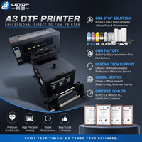 Imprimante DTF pour T-shirts LETOP A3, machine d'impression par transfert thermique textile de 30 cm, petite imprimante DTF